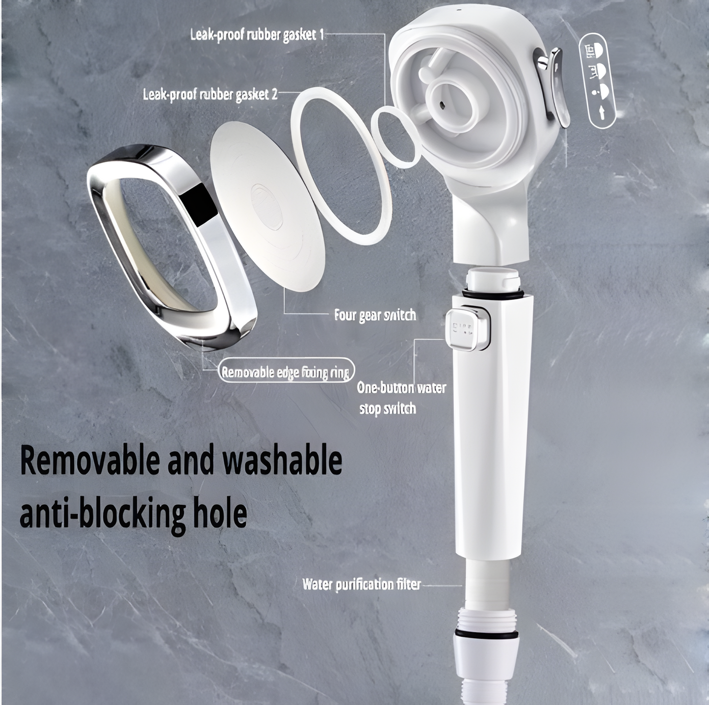 High Pressure Filter Shower Head