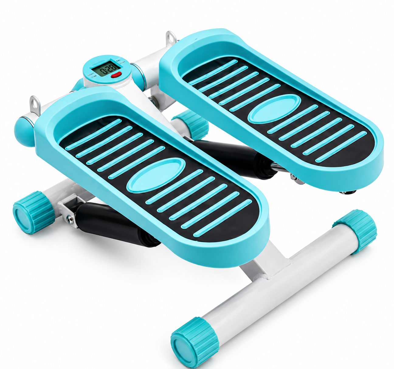 Mini Stepper with Resistance Bands, LCD Display