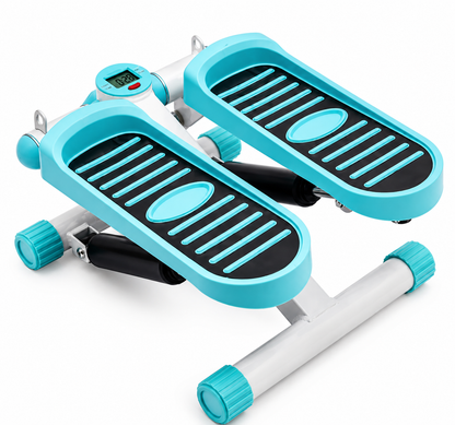 Mini Stepper with Resistance Bands, LCD Display