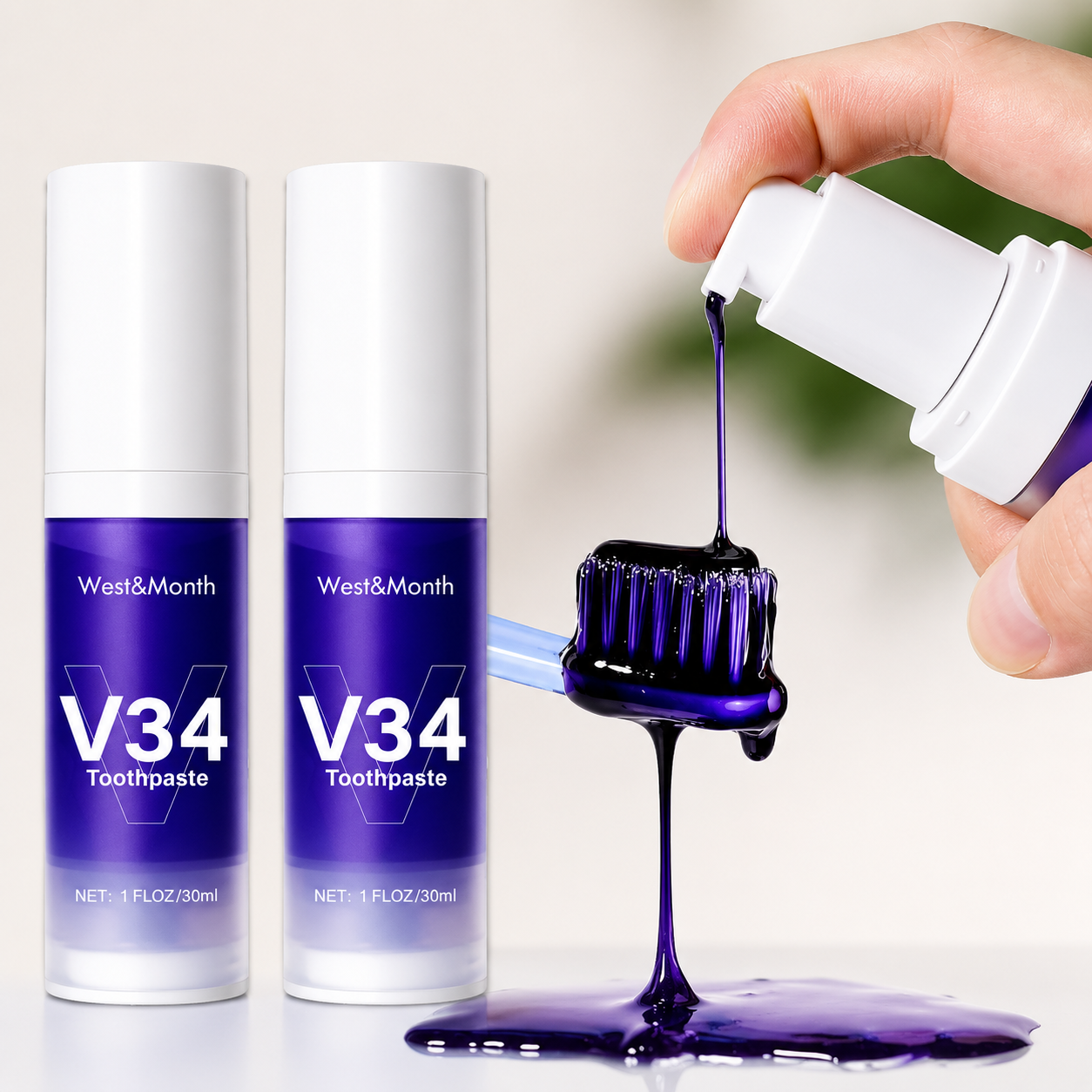 V34 Whitening Toothpaste