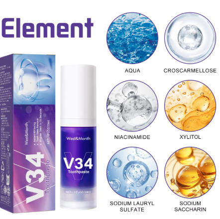 Color Correcting Whitening Toothpaste (30ml)
