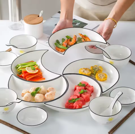 5-Piece Ceramic Dinnerware Set