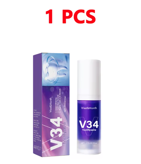V34 Whitening Toothpaste